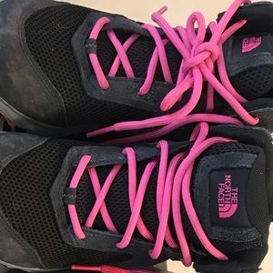 Girls North Face hiking boots